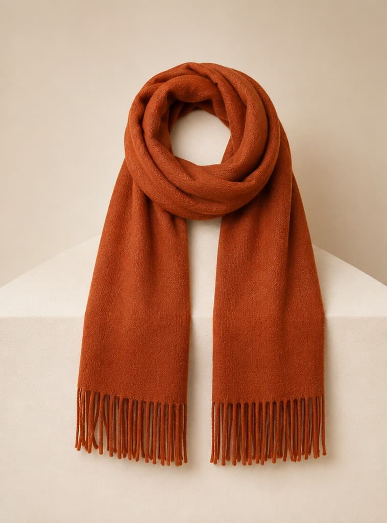 Rust-orange scarf product image