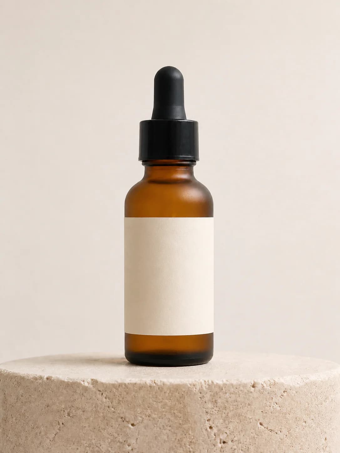 Amber serum after finish, clarity, and shadow refinement