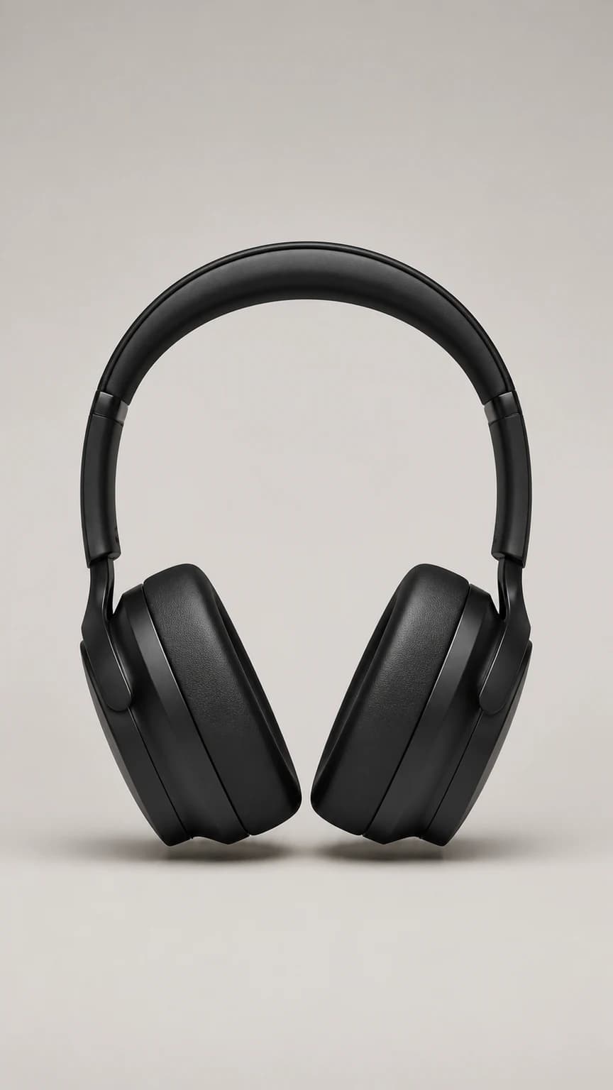 Matte black over-ear headphones product image