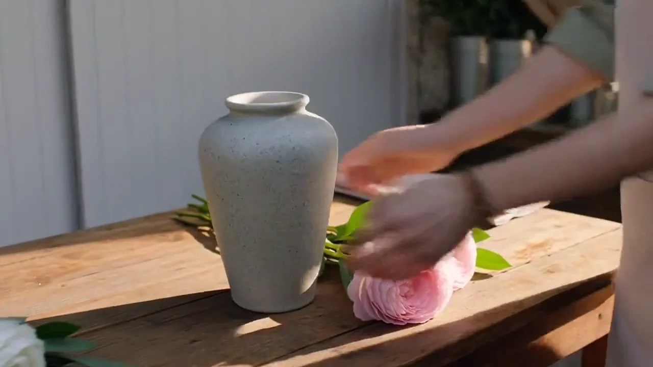 A vase · From discovery to display · Product story · Edited from existing video examples